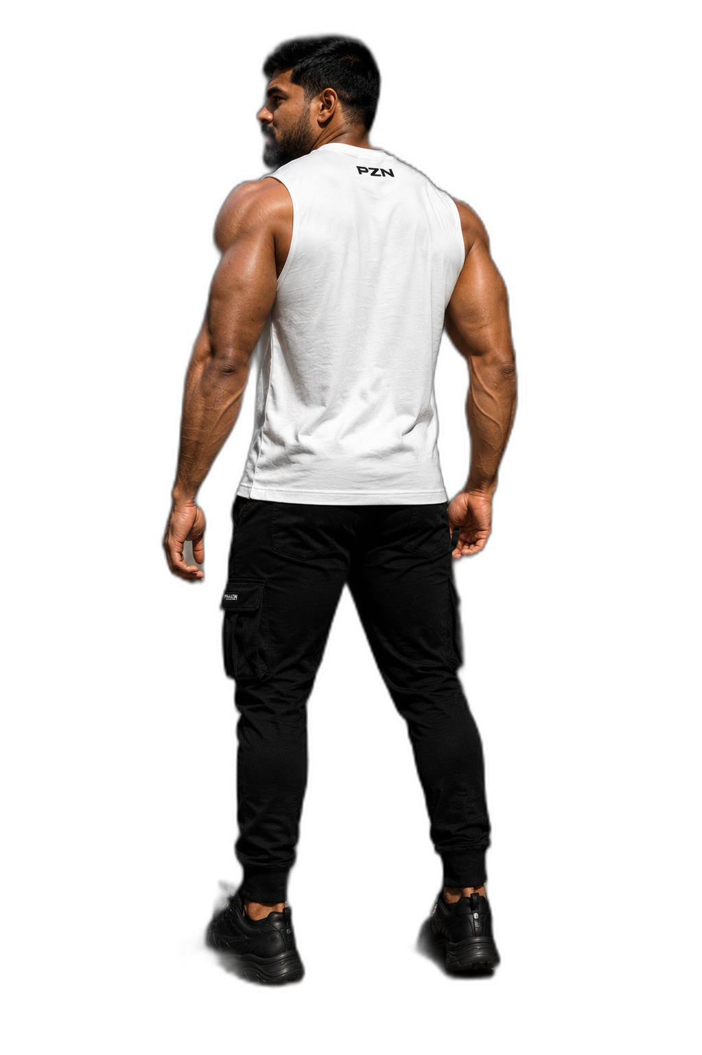 Muscle Shirt – Black & White