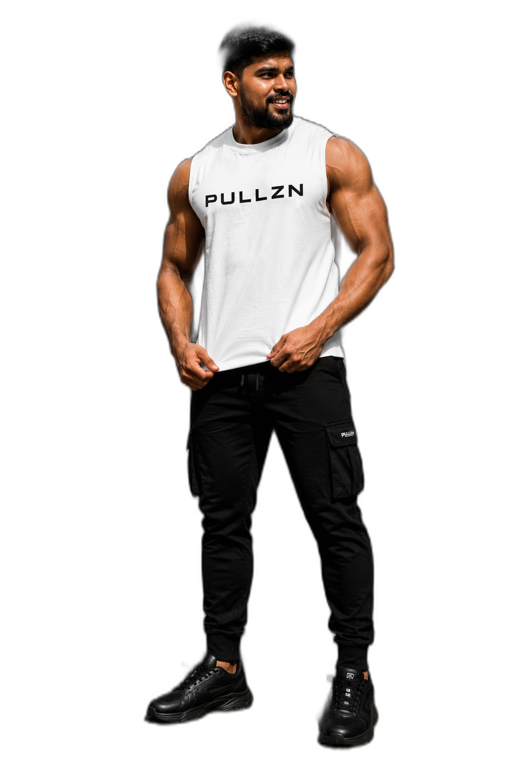 Muscle Shirt – Black & White